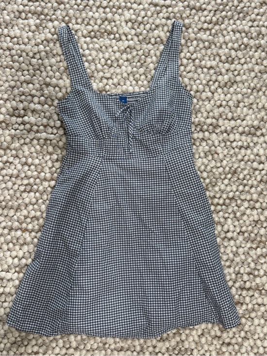 Old Navy Dresses & Skirts - Old Navy Classic Gingham A-Line Dress - Navy/White